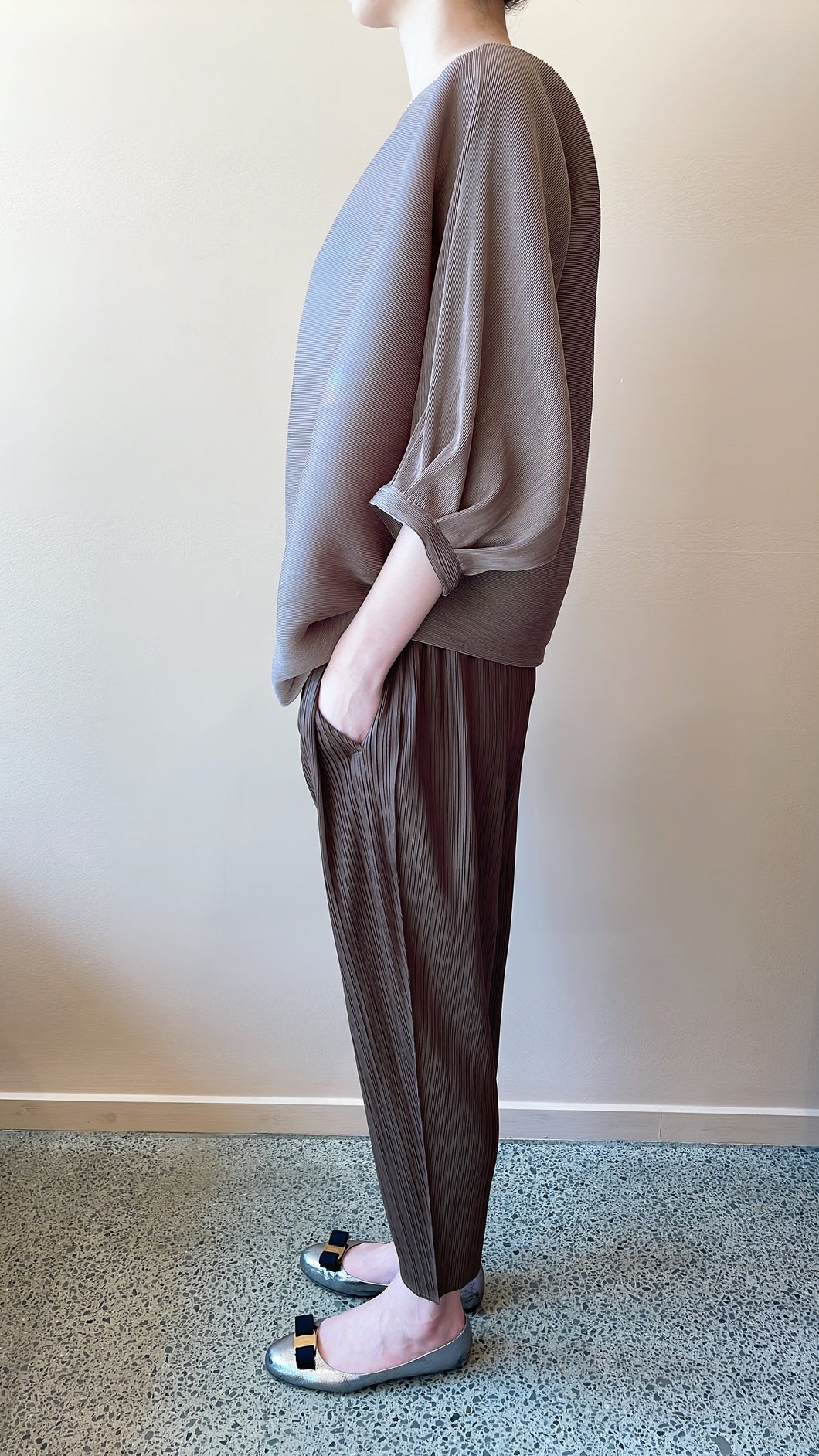 Goffer Double Wrinkle Trousers