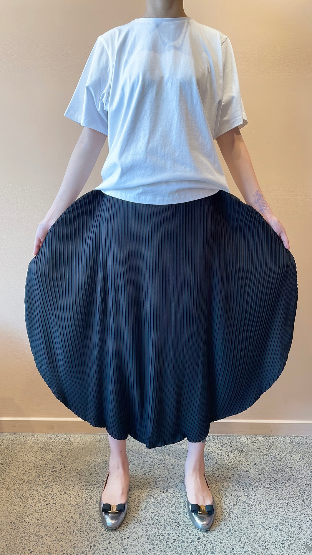 Goffer Balloon Skirt