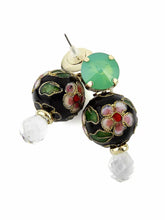 Load image into Gallery viewer, Sagarmatha Cloisonné Earrings
