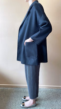将图片加载到图库查看器，AIMAI Bathrobe Cropped Cashmere Wool Coat
