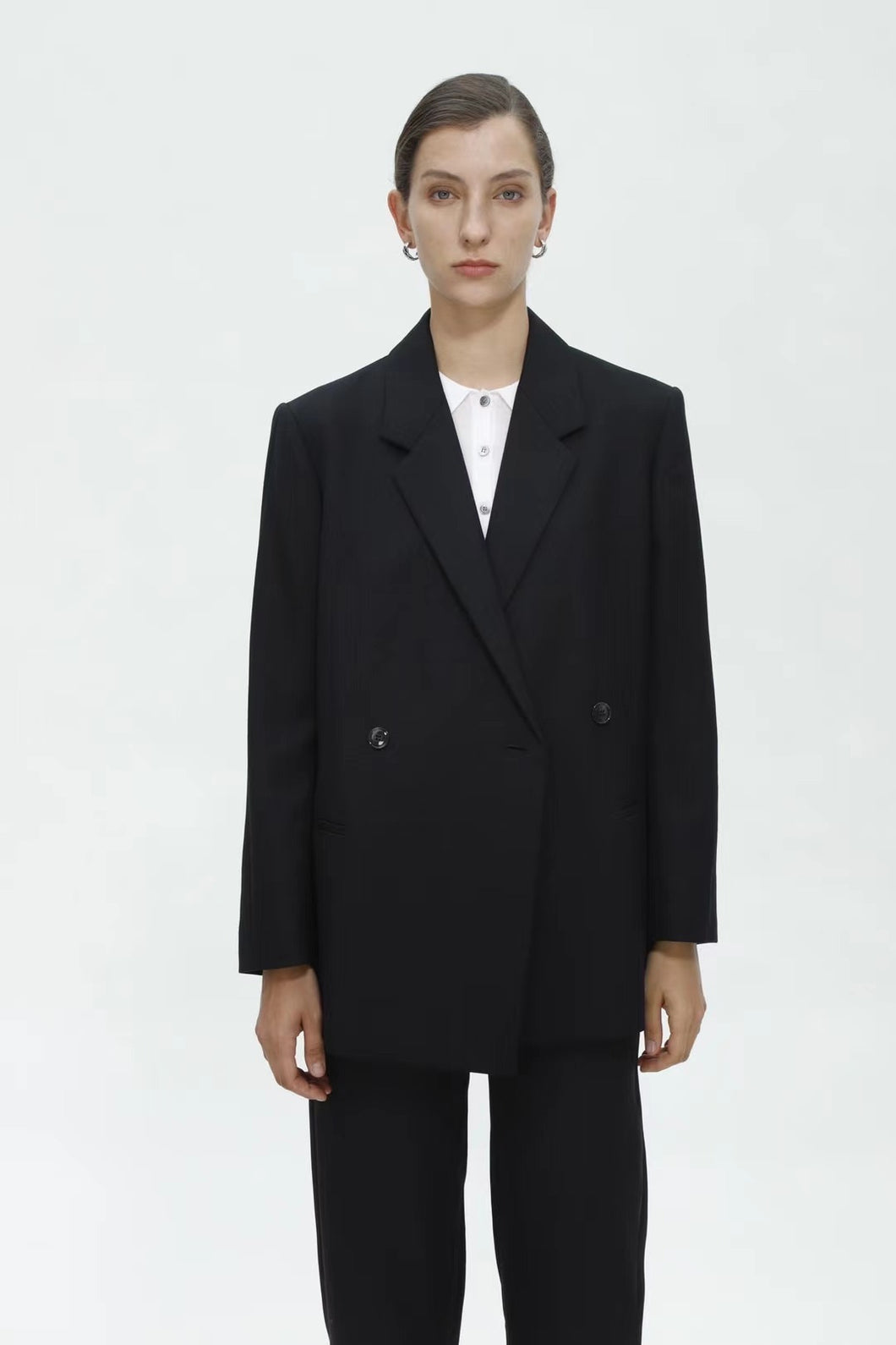 Loreo Double Breasted Wool Suit