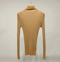 Load image into Gallery viewer, Palmi Pit-line Turtleneck Sweater
