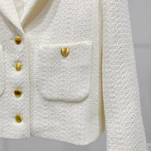 Charger l&#39;image dans la galerie, AIMAI Wool Embellished Vintage Short Coat

