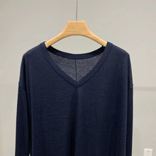 Load image into Gallery viewer, Carrie Silk Merino V Neck Sweater
