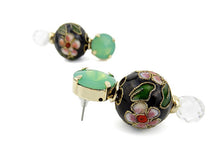 Cargar imagen en el visor de la galería, Sagarmatha Cloisonné Earrings
