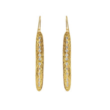 Charger l&#39;image dans la galerie, Gold Peas Diamond Embellished Earrings
