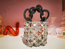 Load image into Gallery viewer, Crystal Purple Hand-Beaded Bag

