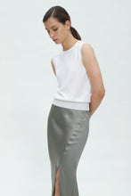 Load image into Gallery viewer, Dolly Side Cut Silk Satin Skirt
