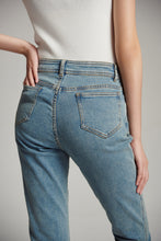 Load image into Gallery viewer, Adina Mid-Rise Straight-Leg Jeans
